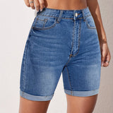 Monique | Stretch-Fit Bermuda Jean Short
