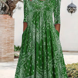 ELOWEN | CASUAL LONG-SLEEVE MIDI DRESS