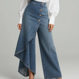 Emily - Wrap Denim Pants