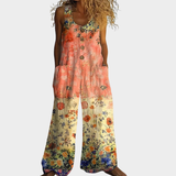 Mechthilde | Flowy printed jumpsuit