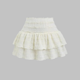 Bianca | Chic Layered Ruffle Hem Skort