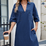 Imogen - Casual Denim Dress