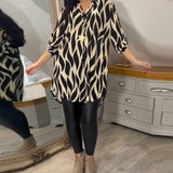 Felicity | Printed Loose-Fit Top