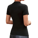 Danielle | Mock Neck Ruched Slim-Fit Top