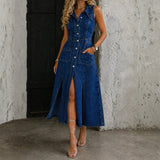 Layla - Open Front Vest Dress