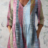 Rosemarie | Long blouse with V-neck