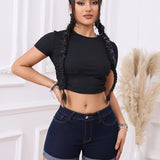 Whitney | Casual Everyday Denim Shorts