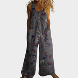 Beate | Flowy printed jumpsuit