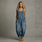 Emma - Stylish Denim Jumpsuit With Pockets