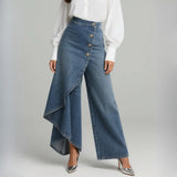 Emily - Wrap Denim Pants