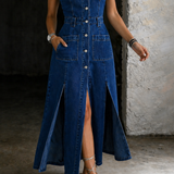 Layla - Open Front Vest Dress