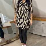 Felicity | Printed Loose-Fit Top