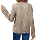 Rachael | Cosy V-Neck Waffle Knit Top