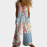 Heather rose | Flowy printed jumpsuit