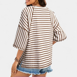 Brooke | Relaxed Striped Crewneck Tee