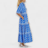 JULIANA | CHAIN PRINT MIDI DRESS