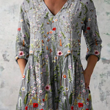 Josephine | Long blouse with V-neck