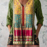 Wanda | Long blouse with V-neck