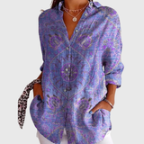 Colourful Lightweight Printed Blouse