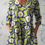 Evelin | Long blouse with V-neck