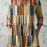 Miriam | Long blouse with V-neck