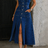 Layla - Open Front Vest Dress