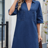 Imogen - Casual Denim Dress