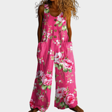 Hiltraud | Flowy printed jumpsuit