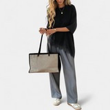 Leah | Relaxed Lace Hem Casual Top