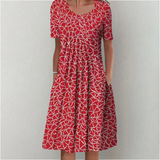 Hailey | Elegant Casual Floral Dress with Pockets
