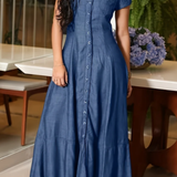 Daisy - Long Denim Dress