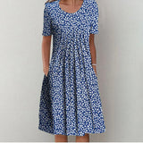 Hailey | Elegant Casual Floral Dress with Pockets