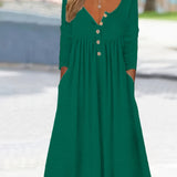 ZARA | BUTTON-FRONT MIDI DRESS