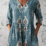 Frederick | Long blouse with V-neck