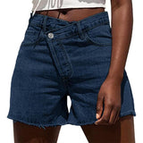 Rosie | Casual High Waisted Crossover Summer Shorts