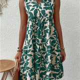TASHA | FLOWING FLARED MIDI DRESS