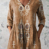 Frederick | Long blouse with V-neck