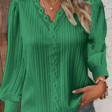 Quinn | Classic Pleated Top