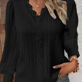 Quinn | Classic Pleated Top