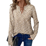 Rachael | Cosy V-Neck Waffle Knit Top