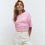 Sabrina | Comfy Short Sleeve Waist Fitted Top