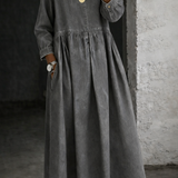 Scarlett - Peter Pan Collar Denim Dress