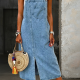 Rebecca - Casual Denim Jumper Dress