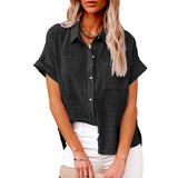 Claire | Comfy Casual Button-Up Blouse