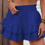 Sabrina | Casual Ruffle Tiered Boho Shorts