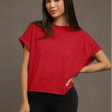 Francesca | Everyday Cut Out Hemline Womenswear Top