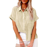 Claire | Comfy Casual Button-Up Blouse