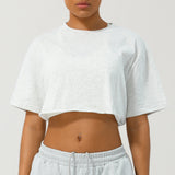 Kristy | Relaxed Fit Crop Tee