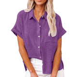Claire | Comfy Casual Button-Up Blouse