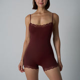 Taylor | Chic Slim Seamless Spaghetti Strap Bodysuit
